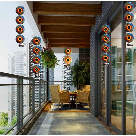 NEW Bird Reflective Devicesscare Bird Away - Bird Deterrent Scare Discs for Home - Picture 2 of 4